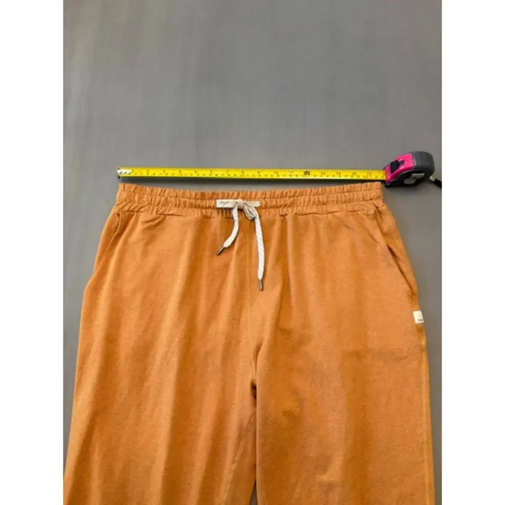 Vuori Performance Jogger Women's L Flax Heather Mustard Athleisure Sweatpants - Picture 10 of 13